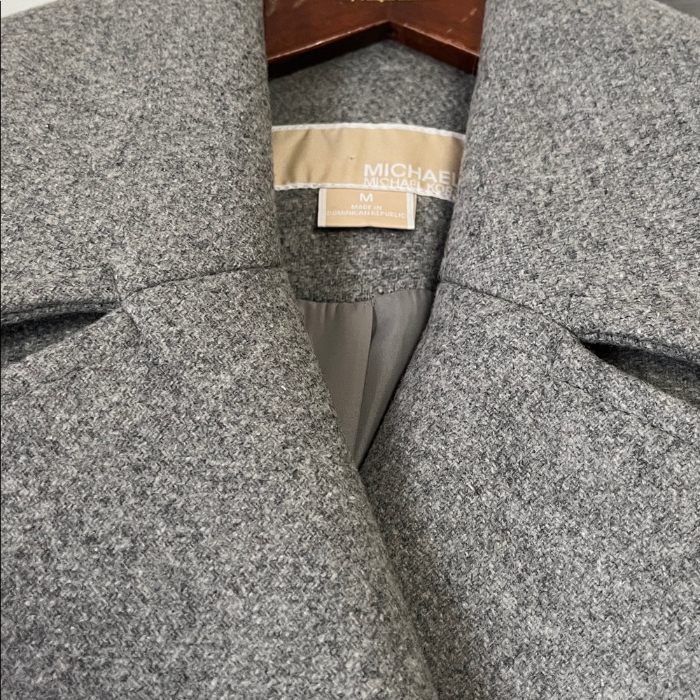 MICHAEL Michael Kors Gray Wool Coat - Picture 2 of 2